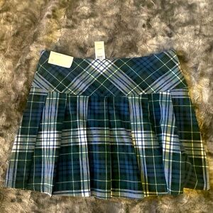 American Eagle Outfitters BNWT Plaid Tartan Mini Skirt Size 14